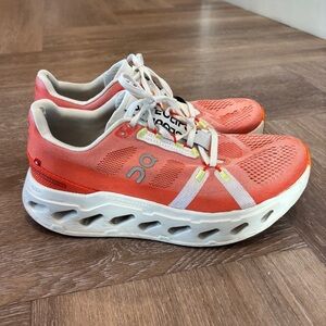 On Cloud Women's Cloudeclipse Running Shoes in Flame Ivory Size 9.5